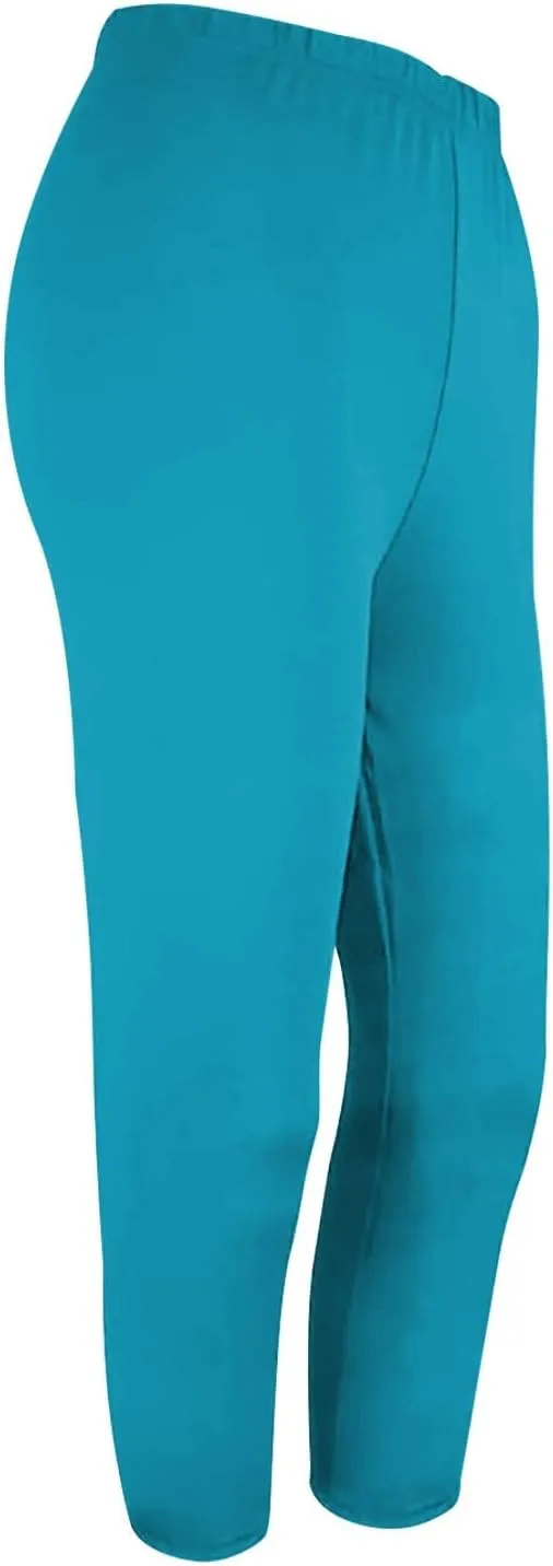 Capri Leggings for Women 2025 Summer Stretch Plus Size High Waisted Pants Casual Workout Yoga Pants with Pockets