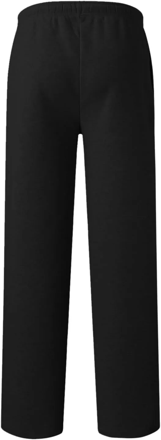 Trendy High Waist Wide Leg Trousers, 2025 New Straight Fit Elastic Waist Casual Pants